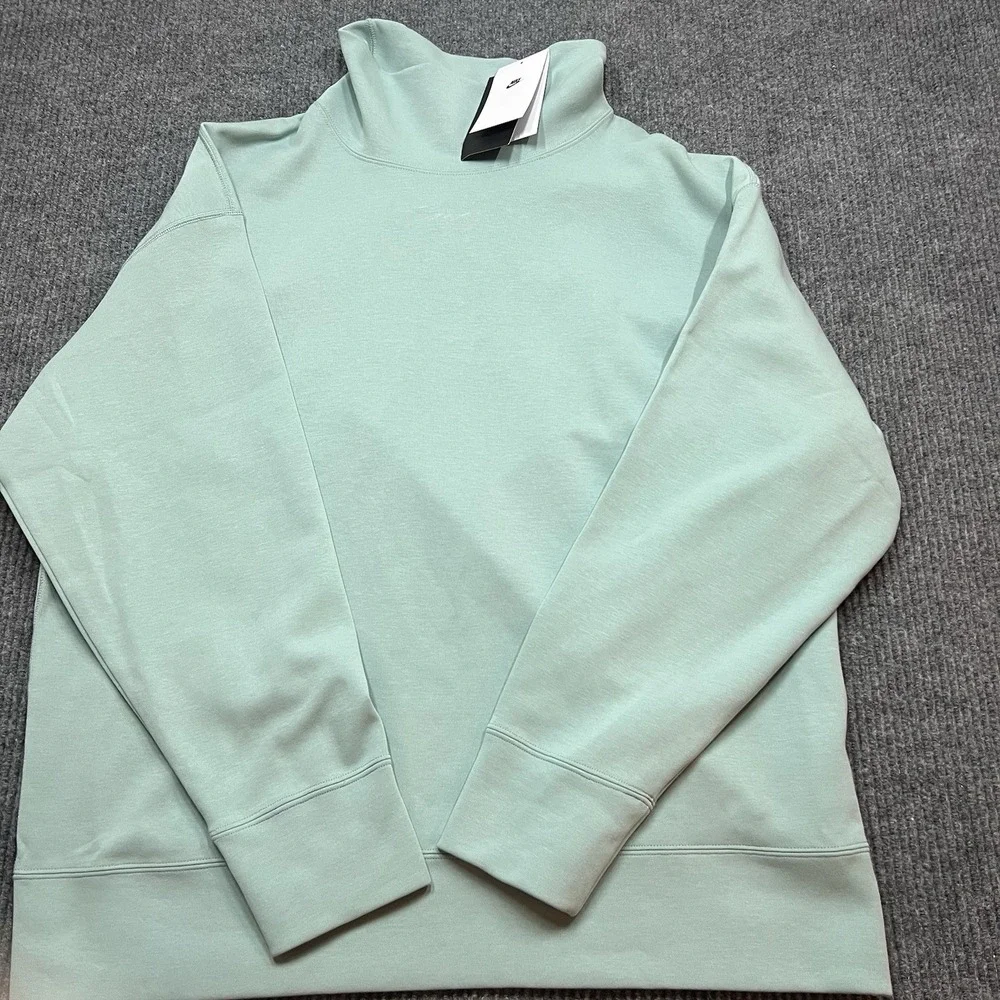 Nike‎ Sportswear Tech Mens Large Turtleneck Sweatshirt Shirt Long Sleeve FB8169